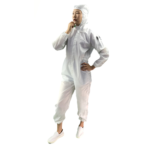 Quần Áo Chống Tĩnh Điện, Quần Áo Bảo Hộ Lao Động Phòng Thí Nghiệm Dược Phẩm Đồng Phục Quần Áo Làm Việc ESD Cleanroom Suit - Product Image 3