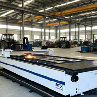 Machine de découpe laser à fibre 3000W conforme aux normes européennes, certifiée CE, CNC industrielle avec refroidissement par eau, neuve, pour laiton, le bois, la pierre, le contreplaqué