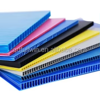 Panneaux en plastique ondulé PP résistant aux UV, 4 mm, Corflute Corex, polypropylène PP, feuilles multicouches, plastique ondulé vierge pour machine