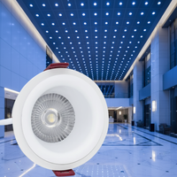 Plafonnier LED encastré bicolore 8W+8W, spot LED