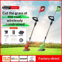 Tondeuse à gazon électrique sans fil en acier inoxydable avec poignée pliable et support OEM pour usage en jardin de villa