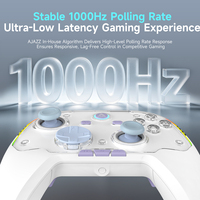 Control Inalámbrico para Juegos AJAZZ GP100 NS con Efecto Hall, 1000Hz, 3 Modos, con Base de Carga para Switch/PC