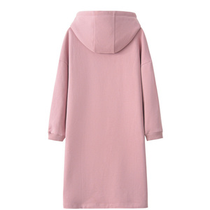 <span class=keywords><strong>Felpa</strong></span> con cappuccio da donna <span class=keywords><strong>in</strong></span> <span class=keywords><strong>cotone</strong></span> felpato invernale, casual, a maniche lunghe, con cerniera, personalizzabile - Product Image 2