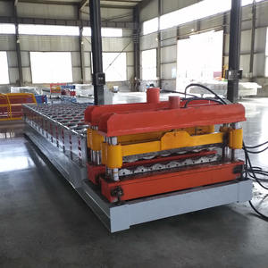 เครื่องขึ้นรูปลอนกระเบื้องเคลือบสองชั้นแบบม้วน ขายดี - Product Image 1