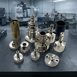 Pièces usinées CNC sur mesure pour applications industrielles utilisant du laiton, de l'acier inoxydable, de l'aluminium et du titane avec service OEM - Product Image 1