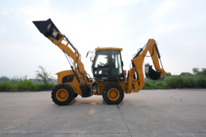 Chargeuse sur pneus télescopique Tobeter Excavate Landscape Pools 4X4, chargeuse rétrocaveuse hydraulique, moteur diesel turbo, haute efficacité - Product Image 2