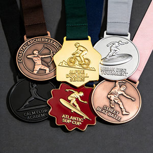 Medallas Plateadas Personalizadas <span class=keywords><strong>de</strong></span> Nuevo Diseño, las Más Vendidas, Novedosas, para <span class=keywords><strong>Artes</strong></span> <span class=keywords><strong>Marciales</strong></span>, Medalla <span class=keywords><strong>de</strong></span> 10K - Product Image 3