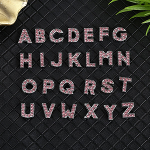 Adornos de Uñas con Letras del Alfabeto Inglés en 3D de 8 mm, Brillantes, Dorados y Plateados, con Pedrería, para Decoración de Uñas DIY - Product Image 4