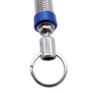 Universal <b>Car</b> Trunk Spring Lifter With <b>Hook</b> And Ring For Automatic Tailgate Assistance Retrofit Upgrade Silver Pair - Product Image 3