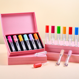 4ml空のリップグロスクリームチューブピース/セットマットカラークリスマスパッケージ防水リッププランパーオイルコンテナギフトボックス付き - Product Image 3