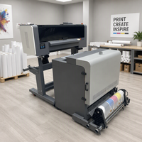 Machine d'impression par transfert automatique à quatre têtes pour vêtements, imprimante DTF avec encre pigmentée pour transfert thermique, nouvelle