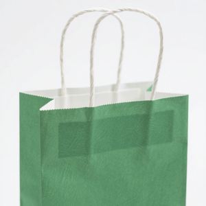 KM 26*12*33cm Eco-Friendly Recyclable Kraft Paper Bags Twisted Handles for Food Bakery Candle Craft Packaging-Custom Design - Product Image 4