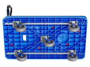 Meilleure vente Capacité de charge de 800kg Hauteur de décharge Personnalisable Roulettes pivotantes à 360 degrés Chariot en nylon avec cinq roues - Product Image 2