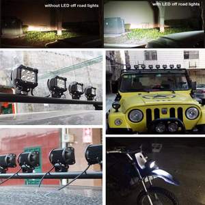 4 pouces 18W 6000K LED lampe de travail 4WD tout-terrain Spot projecteur antibrouillard lampe pour ATV SUV UTE lampe de conduite pour voiture Jeep camion remorque - Product Image 6