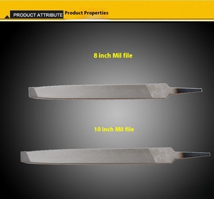 Giá tốt nhất OEM ODM bán buôn T12 phẳng thứ hai cắt mịn các tập tin 6 ''8'' 10 ''12'' phẳng Bastard Mill tập tin với tay cầm mềm - Product Image 3