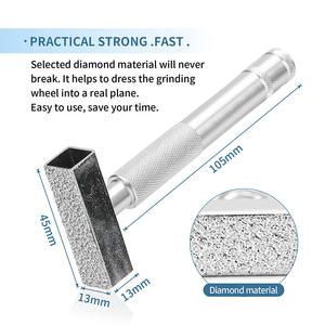 高品質T字型ダイヤモンドシルバードレッサー工具研削砥石 - Product Image 5