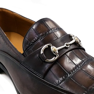 Chaussures habillées confortables pour hommes, en cuir véritable de haute qualité, faites à la main, avec logo personnalisé, style Dreamy Stark, pour le bureau, automne - Product Image 6