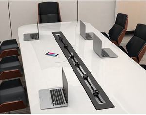 Lâu dài treo tường điện theo dõi ổ cắm bàn đường sắt theo dõi hệ thống điện ổ cắm điện với LED cảm biến ánh sáng - Product Image 6