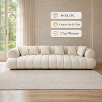 Canapé Cloud en cuir véritable moderne, taille et couleur personnalisées, rembourré avec rembourrage en éponge, canapé modulaire pour salon, hôtel, villa