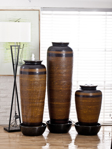Artisanat Céramique Paysage Coulant Pot En Céramique Fontaine Restaurant Clubhouse Modèle <span class=keywords><strong>Maison</strong></span> Pot Article Décoratif Vase - Product Image 3