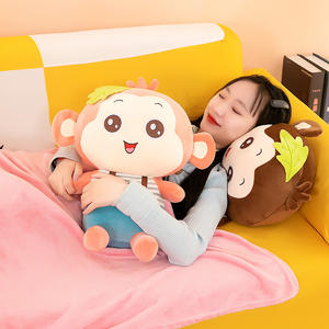 Nouvelle édition assise, poupée coquine <span class=keywords><strong>en</strong></span> forme de singe, super douce, grande peluche, coussin de canapé, <span class=keywords><strong>couverture</strong></span> de sieste de bureau, 31 cm-50 cm - Product Image 4