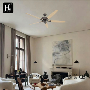 พัดลมเพดานใบพัดไม้ 5 ใบ, มอเตอร์ดีซีขนาด 70 นิ้ว, พัดลมเพดานแบบระบายความร้อนด้วยอากาศ - Product Image 3