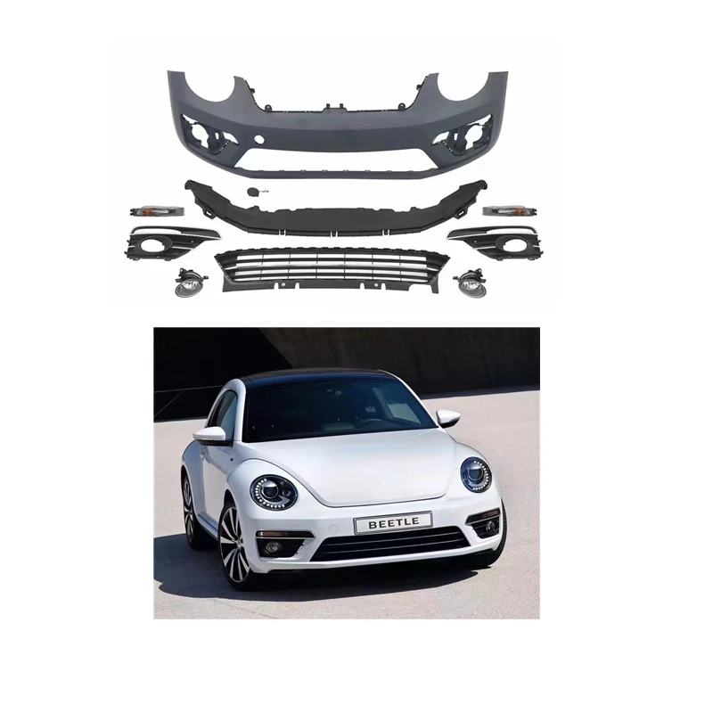 Accessoires Volkswagen Beetle Kit de carrosserie de pare-chocs avant pour Volkswagen Beetle Facelift R-line Kits de carrosserie VW Beetle