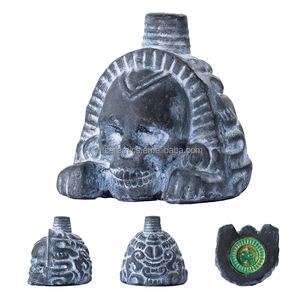 Sifflet authentique en résine pour l'autodéfense, design aztèque, véritable sifflet humain le plus fort de plus de <span class=keywords><strong>125</strong></span> décibels, poterie émaillée - Product Image 6