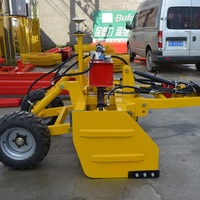 Fabricant chinois de niveleurs de terrain laser pour tracteurs agricoles, avec instruments satellite et système de nivellement par raclettes