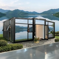 Villa Tiny House en conteneur 20ft 40ft, Maison mobile, Maisons préfabriquées, Maison préfabriquée de luxe extensible en conteneur avec salles de bain complètes