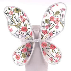 Children's Fairy Butterfly Angel Wings Colorful Girl Princess Party Angel Embroidery Wings Halloween Costume
