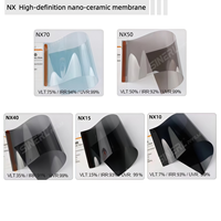 Film Kaca Mobil 5%~60% VLT, Anti UV, Pelindung Sinar Matahari, Foil Pelindung 1.52*30m, Film Kaca Mobil Nano Keramik