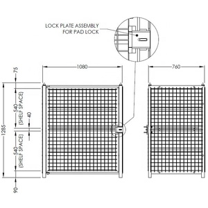 12X9kg GPL Australie Chargement 1000kg bouteilles de gaz empilables Cage chariot élévateur bouteille de gaz propane panier de stockage en métal Cage - Product Image 6
