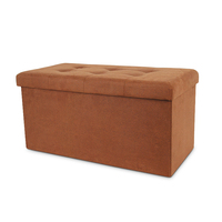 Banc ottoman HStex pour la maison, moderne avec rangement, ensemble siège, chaise, tabouret pour chaussures avec 6 boutons