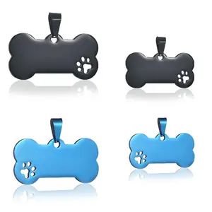 Factory Wholesale custom pet tag engraved pet name tag for laser engraving laser pet tags PT-004