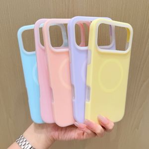 Mode Couleur Gelée Liquide Silicone Magnétique Mobile Téléphone étui pour <span class=keywords><strong>iphone</strong></span> 17 Air 16 15 14 13 Pro Max Microfibre Flanelle Couverture - Product Image 1