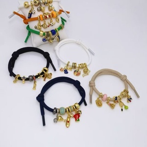 Pulsera de Nylon Trenzado Estilo Americano con Deslizador Ajustable, Ideal para Regalo del Día de la Independencia, No se Deslustra, con Múltiples Dijes, Venta al por Mayor - Product Image 3