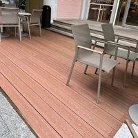 Revêtement de terrasse en composite WPC sur mesure, anti-pourriture, pour terrasse, parc, aménagement paysager