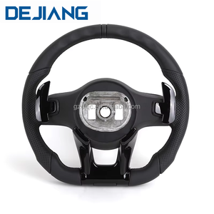 Volant en cuir semi-perforé pour <span class=keywords><strong>Mercedes</strong></span> Benz Classe A W169 W176 W177 GLA45 X156 GLS X167 W205 avec garniture noire piano - Product Image 2