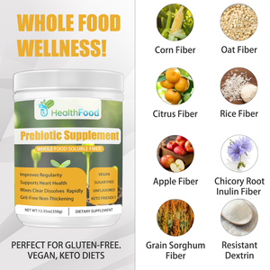 Custom Logo Prebiotic Supplement Capsules Fiber Supplement Balance Gut Microbiome Sugar Free Food Fiber Prebiotic <b>Blend</b> - Product Image 4