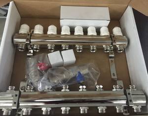 Sistema de calefacción por <span class=keywords><strong>suelo</strong></span> <span class=keywords><strong>radiante</strong></span> Sunfly, caudalímetro de calefacción por <span class=keywords><strong>suelo</strong></span> <span class=keywords><strong>radiante</strong></span> de latón, Colector de colector, paquete de control de grupo de mezcla UFH - Product Image 6