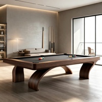 WANYAJU Design Mini table de billard d'intérieur 3 en 1 personnalisable avec plateau en ardoise et tiroir, convertible en table de jeu