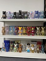 Vente en gros de nouveaux jouets en PVC ABS sur le thème de la mode, figurines de dessins animés, ours en briques, décoration de bureau