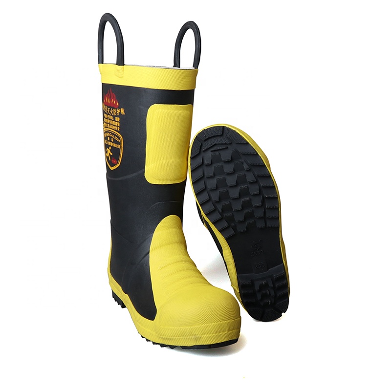 Неопреновые противопожарные резиновые сапоги NFPA 3539, противопожарные защитные сапоги, противопожарные резиновые сапоги