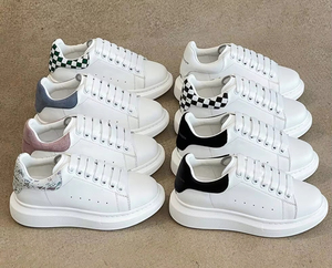 Lujoso diseñador de marca de <span class=keywords><strong>alta</strong></span> calidad zapatos deportivos casuales Internet celebridad blanco Sportboard transpirable con cordones de cierre - Product Image 6