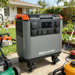 Generador UPS de 600W 1200W 1800W 2400W 3000W 5000W, Estación de Energía Portátil con Batería de Litio Lifepo4 y Paneles Solares - Product Image 3