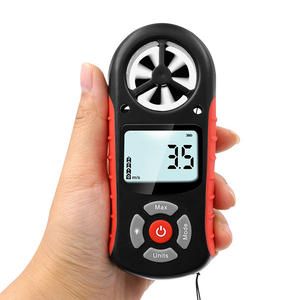 מד מהירות רוח כף יד דיגיטלית למדידת טמפרטורת מהירות הרוח וצניחת רוח עם <span class=keywords><strong>lcd</strong></span> תצוגת <span class=keywords><strong>lcd</strong></span> anemetro - Product Image 4