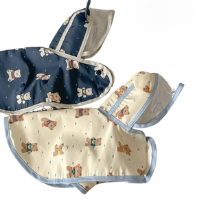 맞춤형 핫 도매 새로운 패션 애완 동물 의류 큰 개 비옷 케이프 스타일 반사 스트립 방풍 애완 동물 비옷 - Product Image 3