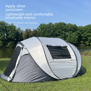 Tenda Gonfiabile a Montaggio Rapido - Quattro Stagioni, Doppio Strato, Una Camera da Letto e Soggiorno - Ventilazione a 360° <span class=keywords><strong>per</strong></span> Tutte le Condizioni Atmosferiche, Protezione Solare <span class=keywords><strong>per</strong></span> <span class=keywords><strong>Campeggio</strong></span> - Product Image 4