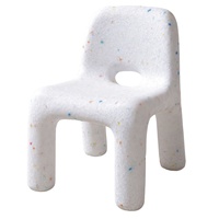 Chaise Moderne Créative pour Enfants, Siège de Jeu en Plastique à Dossier Bas, Réglable en Hauteur, Idéal pour l'Apprentissage Précoce et le Salon - Vente en Gros Direct Usine